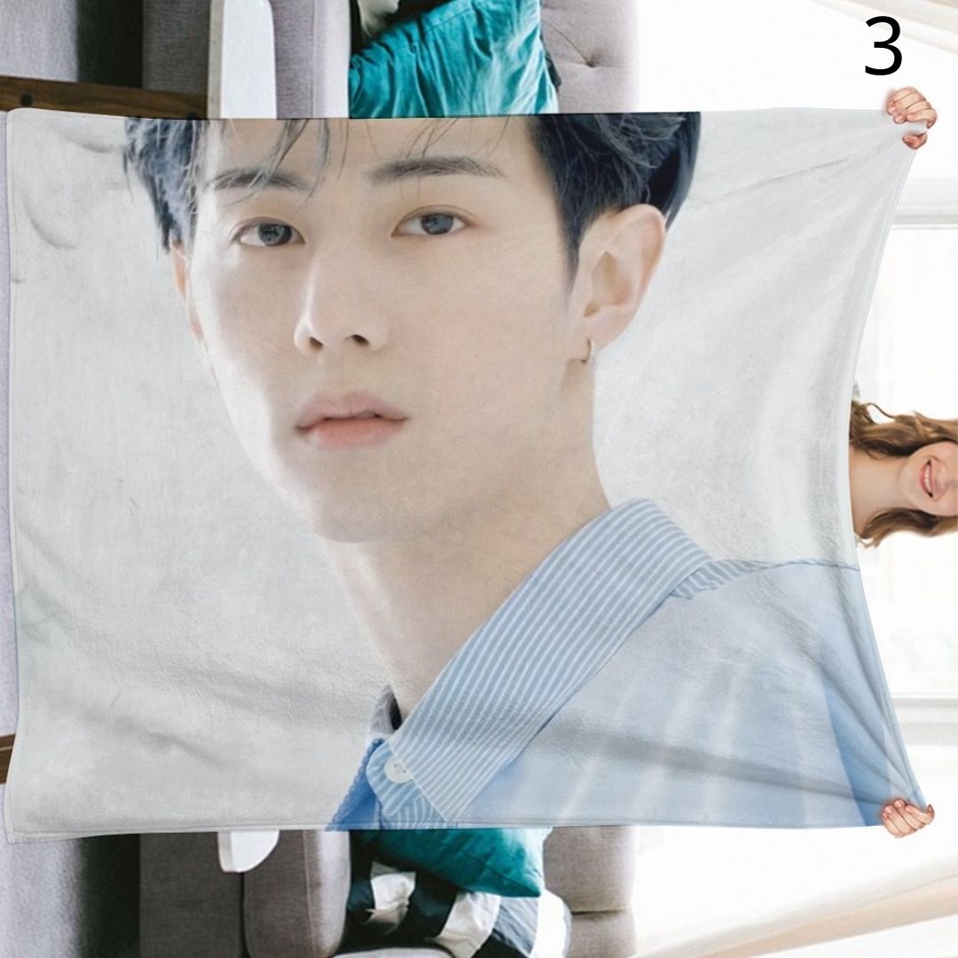 GOT7 Mark Blanket, GOT7 Flannel Throw Blanket, Gifts for Ahgase