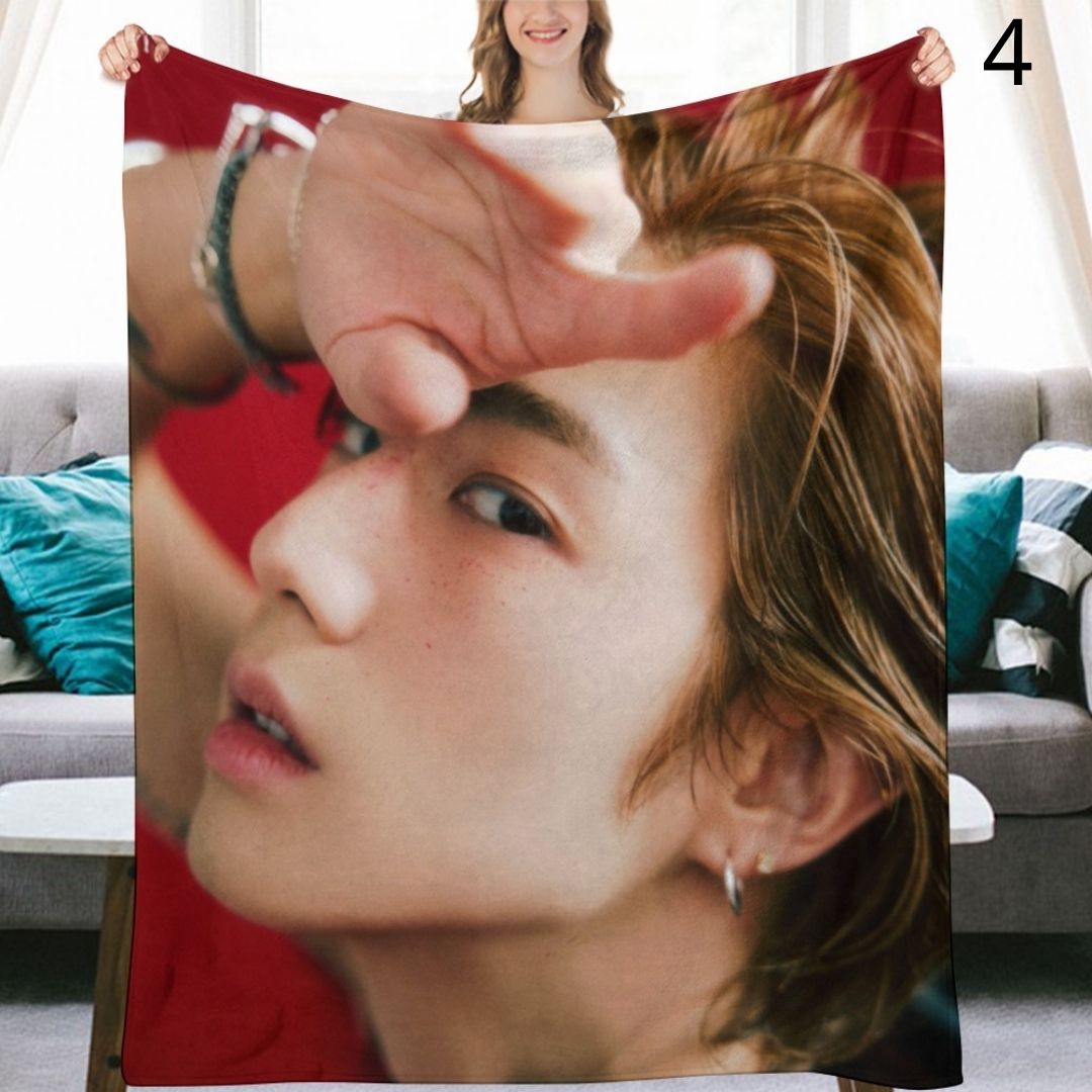 GOT7 Mark Blanket, GOT7 Flannel Throw Blanket, Gifts for Ahgase