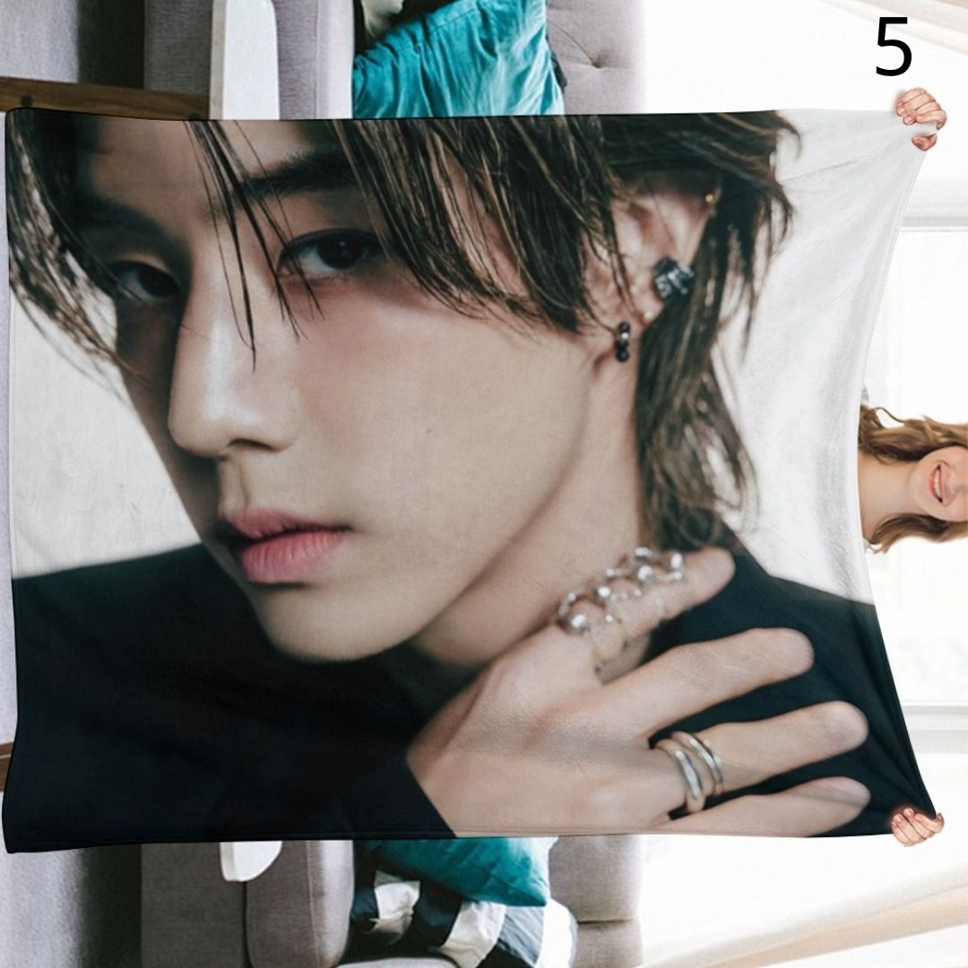 GOT7 Mark Blanket, GOT7 Flannel Throw Blanket, Gifts for Ahgase