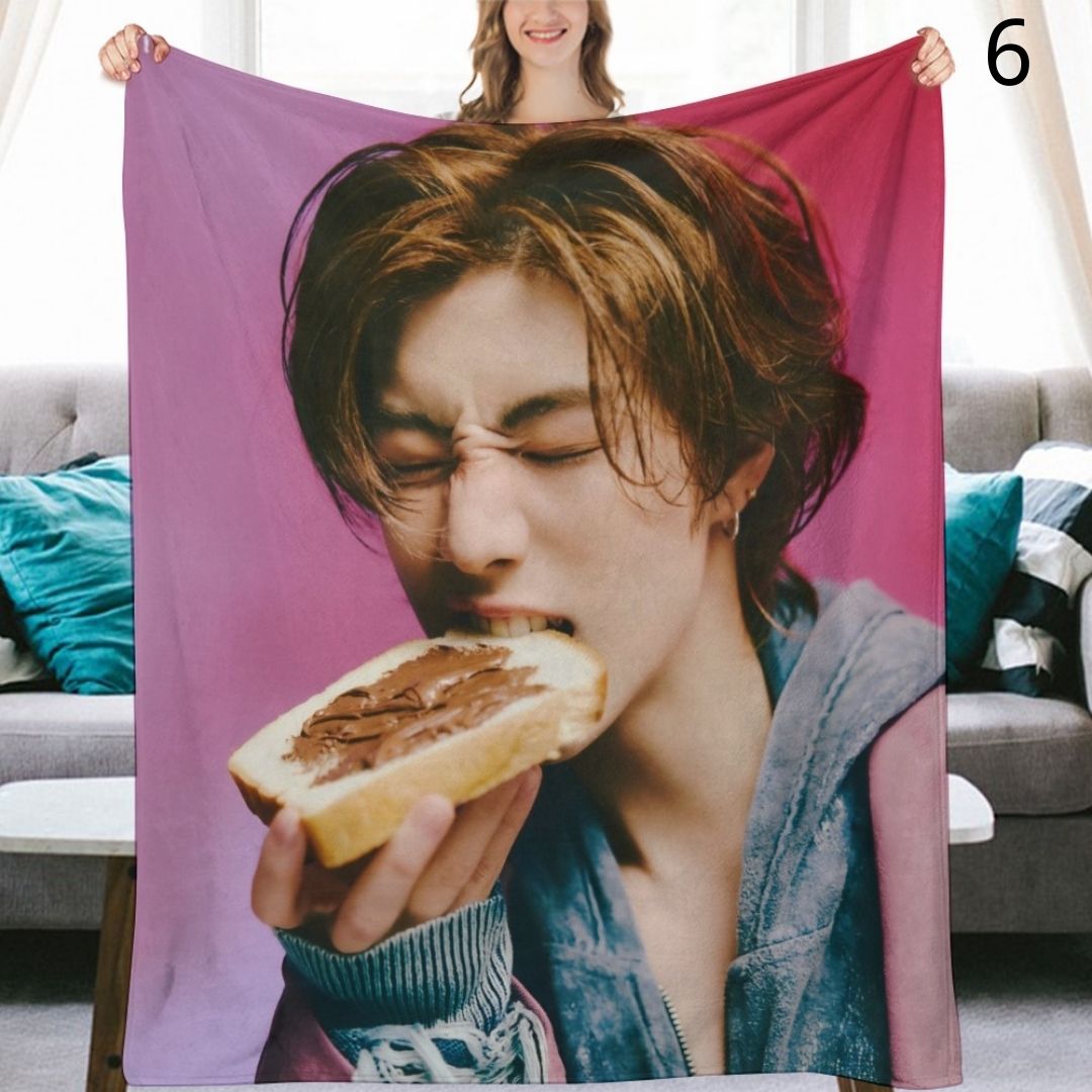 GOT7 Mark Blanket, GOT7 Flannel Throw Blanket, Gifts for Ahgase
