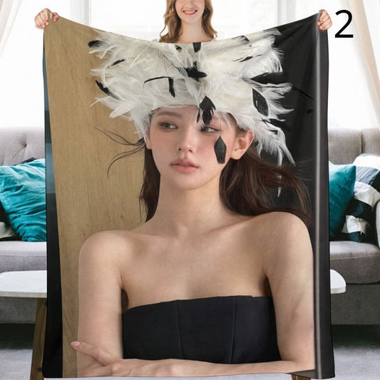 I-DLE Miyeon Blanket, I-DLE Flannel Throw Blanket, Gifts for Neverland