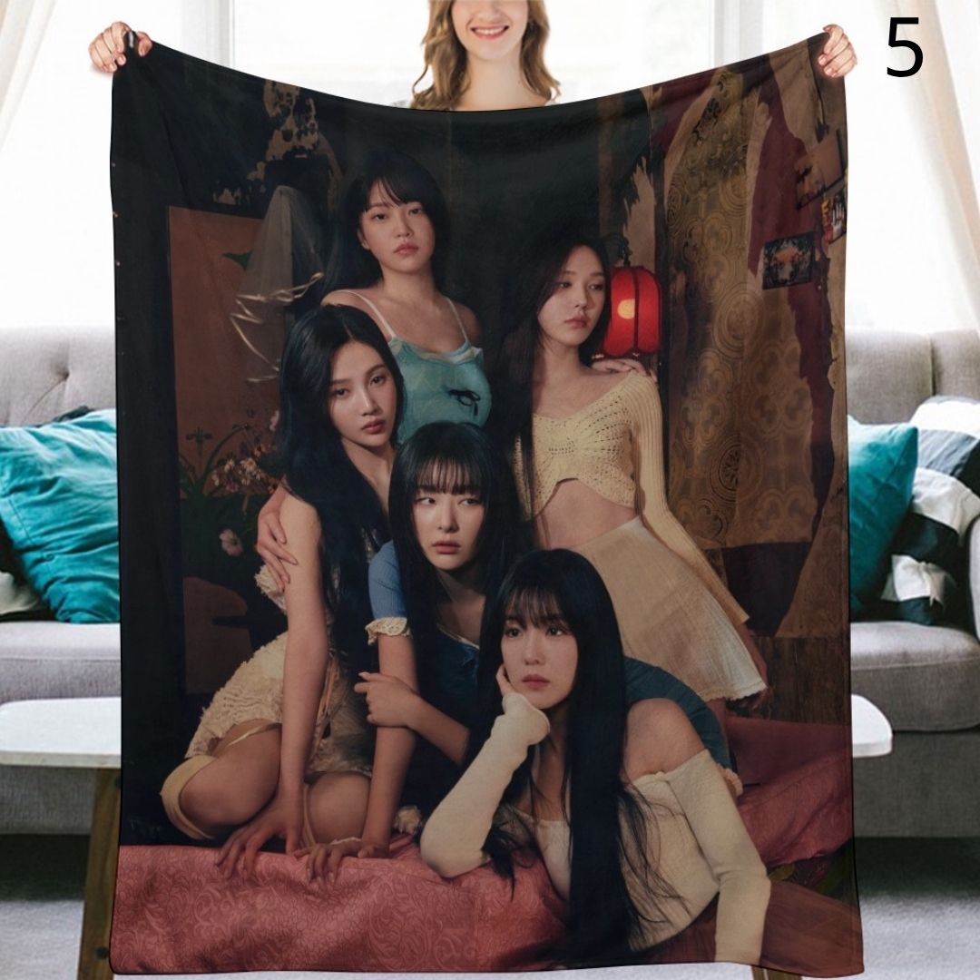 Red Velvet Blanket, Red Velvet Flannel Throw Blanket, Gifts for ReVeluv