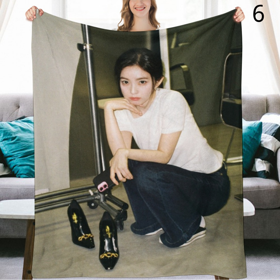 Red Velvet Irene Blanket, Red Velvet Flannel Throw Blanket, Gifts for ReVeluv