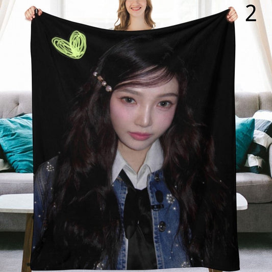 Red Velvet Joy Blanket, Red Velvet Flannel Throw Blanket, Gifts for ReVeluv