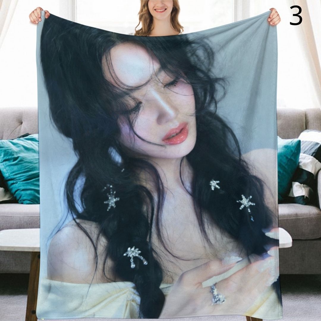 Red Velvet Joy Blanket, Red Velvet Flannel Throw Blanket, Gifts for ReVeluv