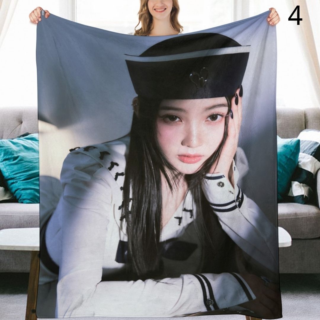 Red Velvet Joy Blanket, Red Velvet Flannel Throw Blanket, Gifts for ReVeluv
