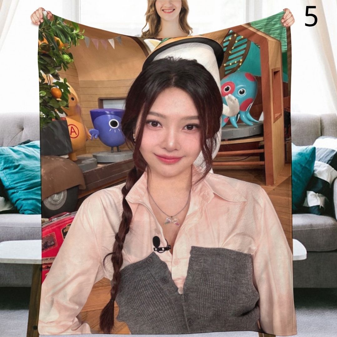 Red Velvet Joy Blanket, Red Velvet Flannel Throw Blanket, Gifts for ReVeluv
