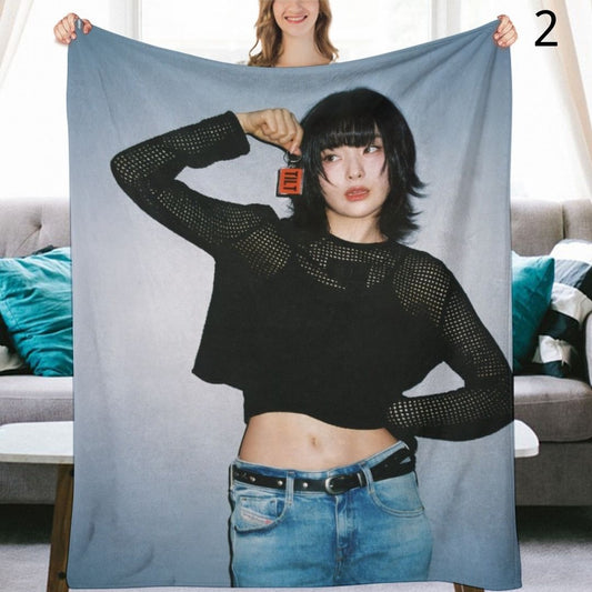 Red Velvet Seulgi Blanket, Red Velvet Flannel Throw Blanket, Gifts for ReVeluv