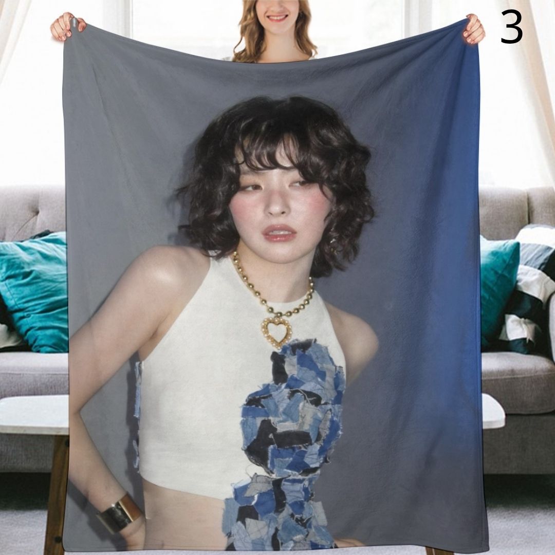 Red Velvet Seulgi Blanket, Red Velvet Flannel Throw Blanket, Gifts for ReVeluv