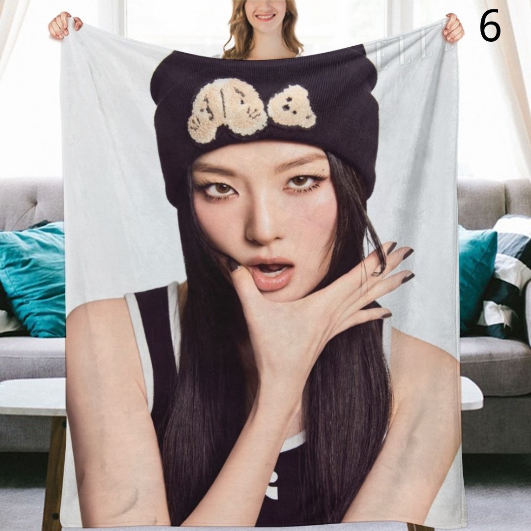 Red Velvet Seulgi Blanket, Red Velvet Flannel Throw Blanket, Gifts for ReVeluv