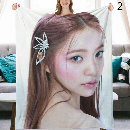Red Velvet Yeri Blanket, Red Velvet Flannel Throw Blanket, Gifts for ReVeluv