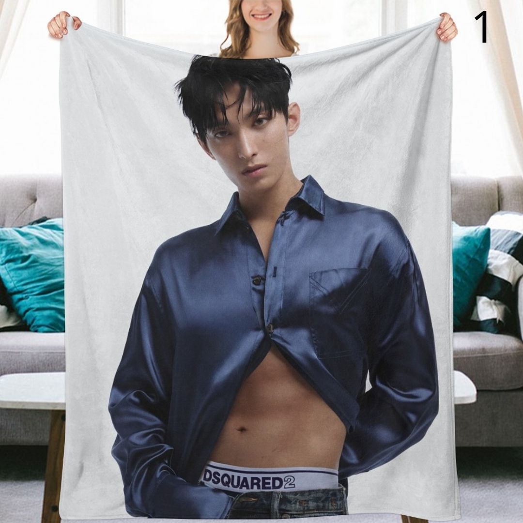 SEVENTEEN DK Blanket, Seventeen Dokyeom Flannel Throw Blanket, Gifts for Carat