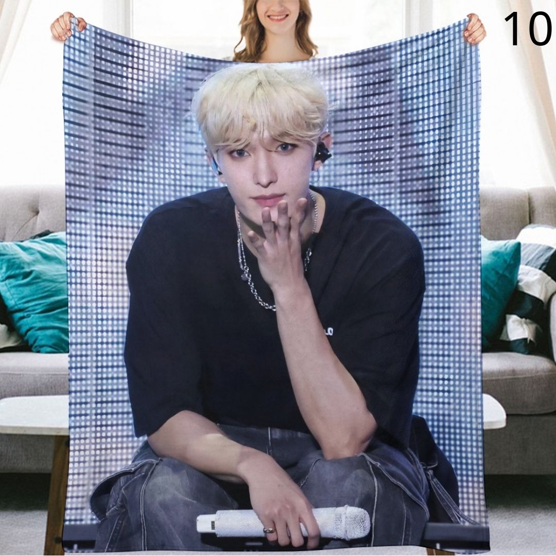 SEVENTEEN DK Blanket, Seventeen Dokyeom Flannel Throw Blanket, Gifts for Carat