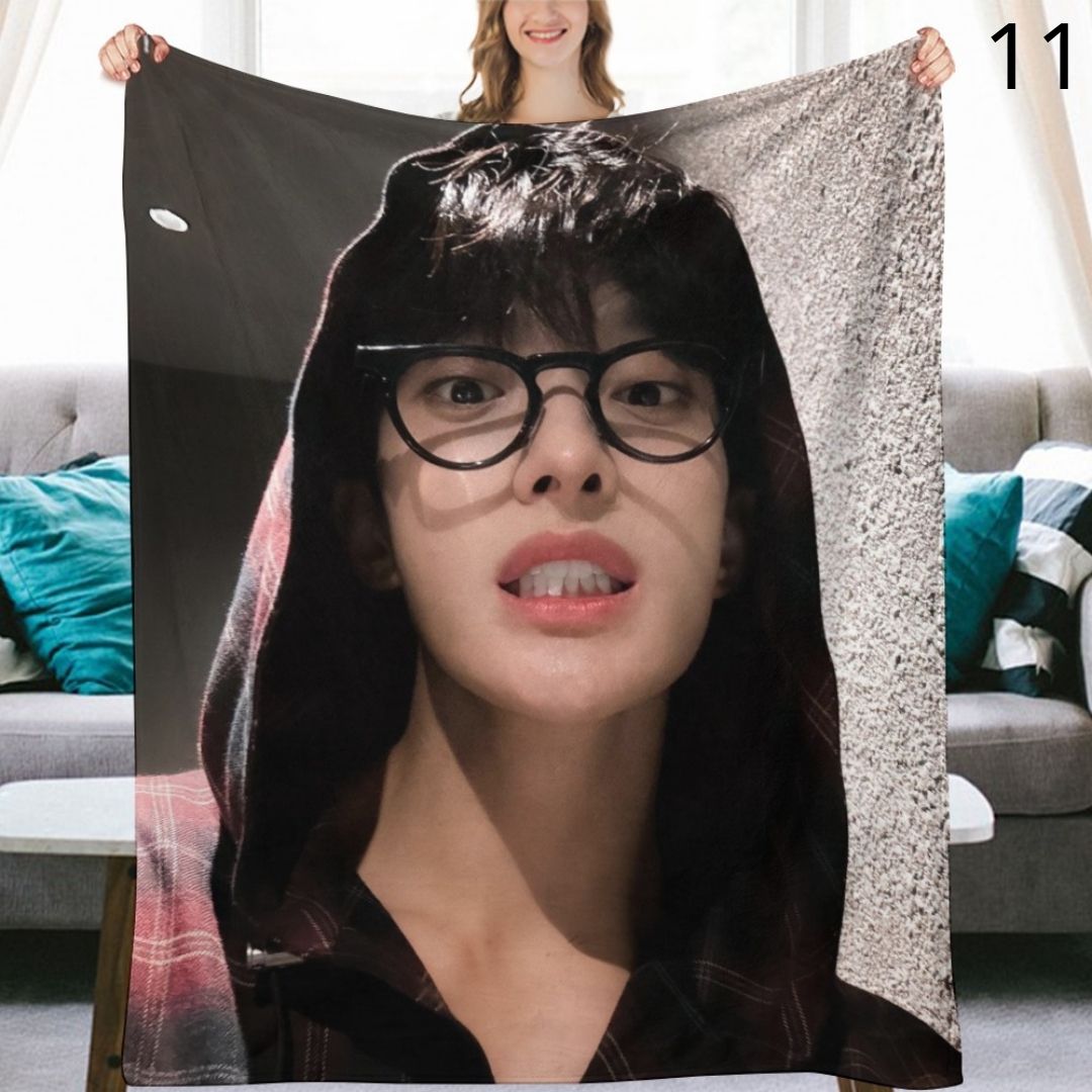 SEVENTEEN DK Blanket, Seventeen Dokyeom Flannel Throw Blanket, Gifts for Carat