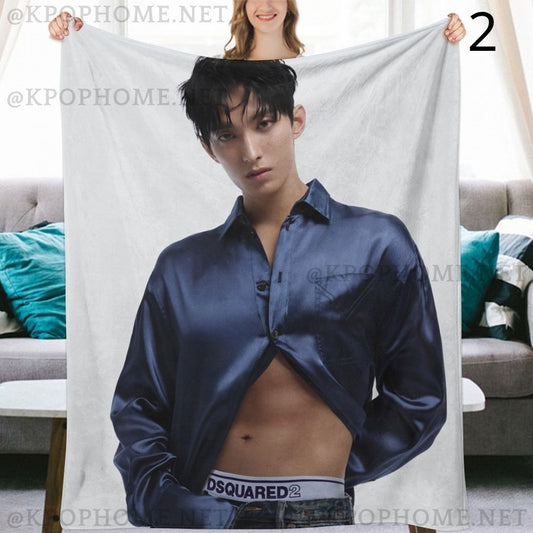 SEVENTEEN DK Blanket, Seventeen Dokyeom Flannel Throw Blanket, Gifts for Carat