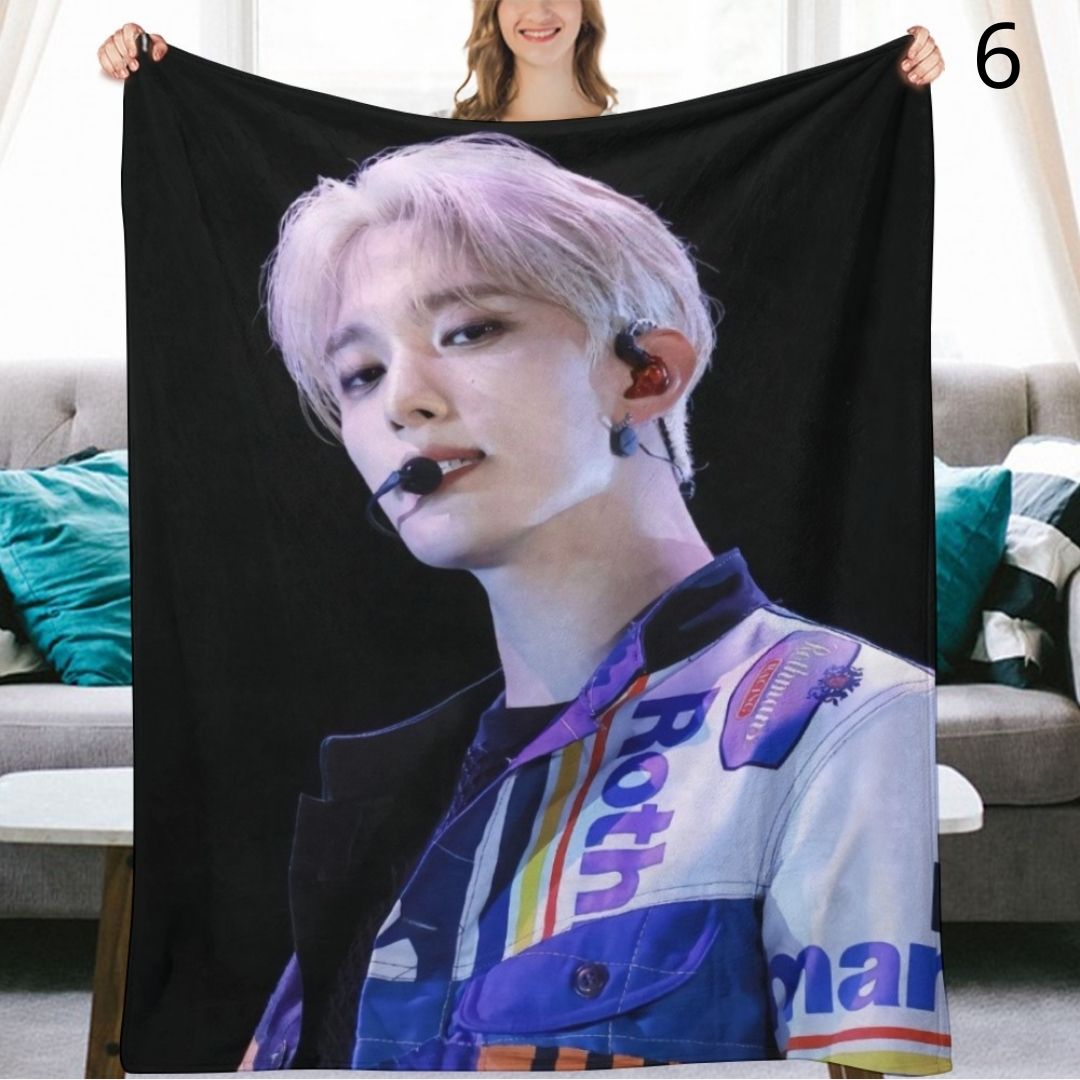 SEVENTEEN DK Blanket, Seventeen Dokyeom Flannel Throw Blanket, Gifts for Carat