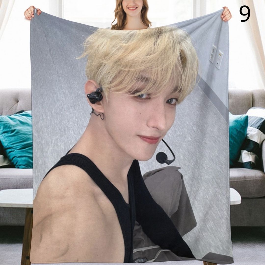 SEVENTEEN DK Blanket, Seventeen Dokyeom Flannel Throw Blanket, Gifts for Carat
