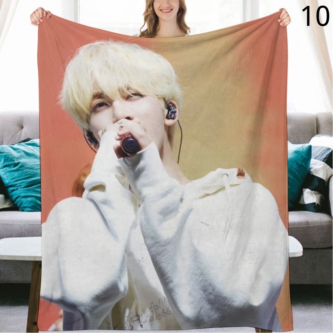 SEVENTEEN Jeonghan Blanket, Seventeen Flannel Throw Blanket, Gifts for Carat