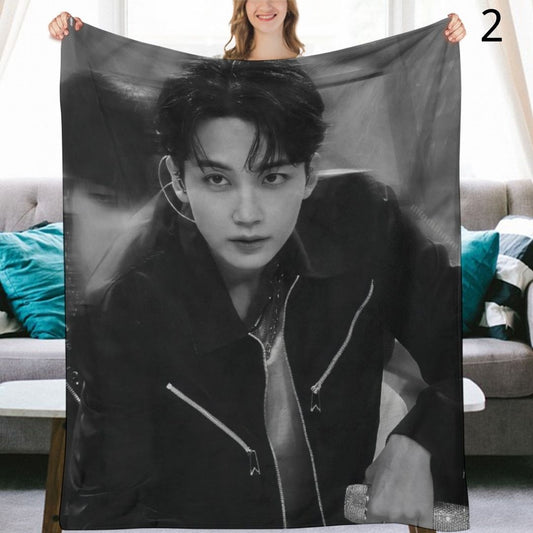 SEVENTEEN Jeonghan Blanket, Seventeen Flannel Throw Blanket, Gifts for Carat