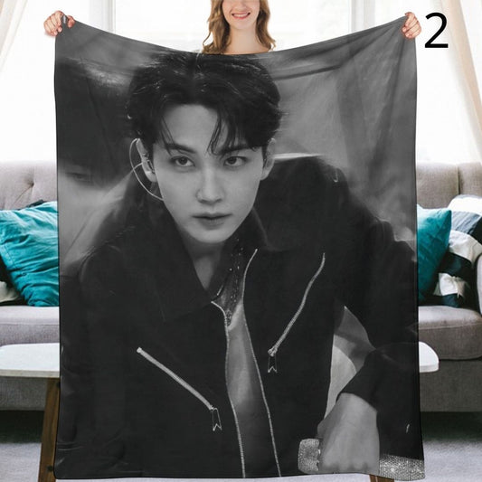 SEVENTEEN Jeonghan Blanket, Seventeen Flannel Throw Blanket, Gifts for Carat