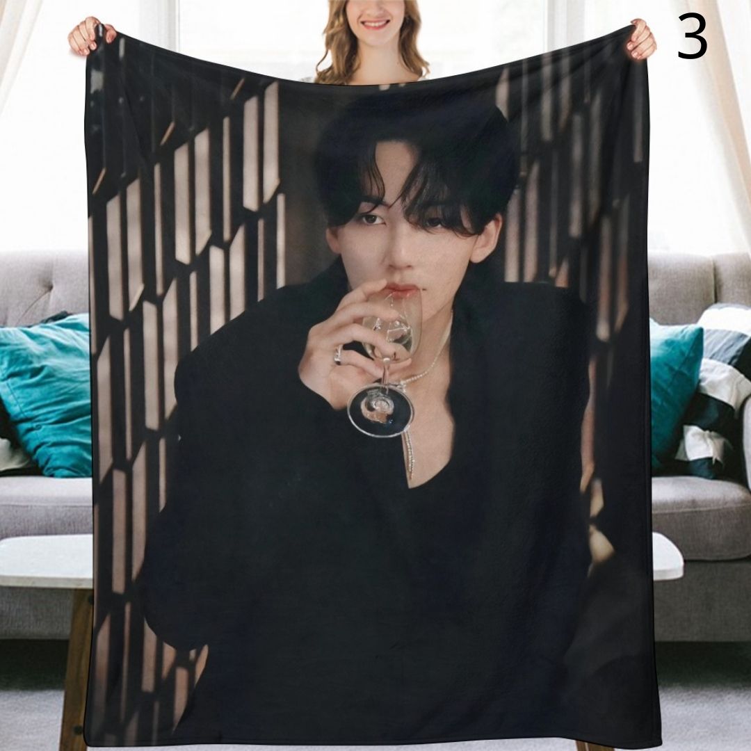 SEVENTEEN Jeonghan Blanket, Seventeen Flannel Throw Blanket, Gifts for Carat