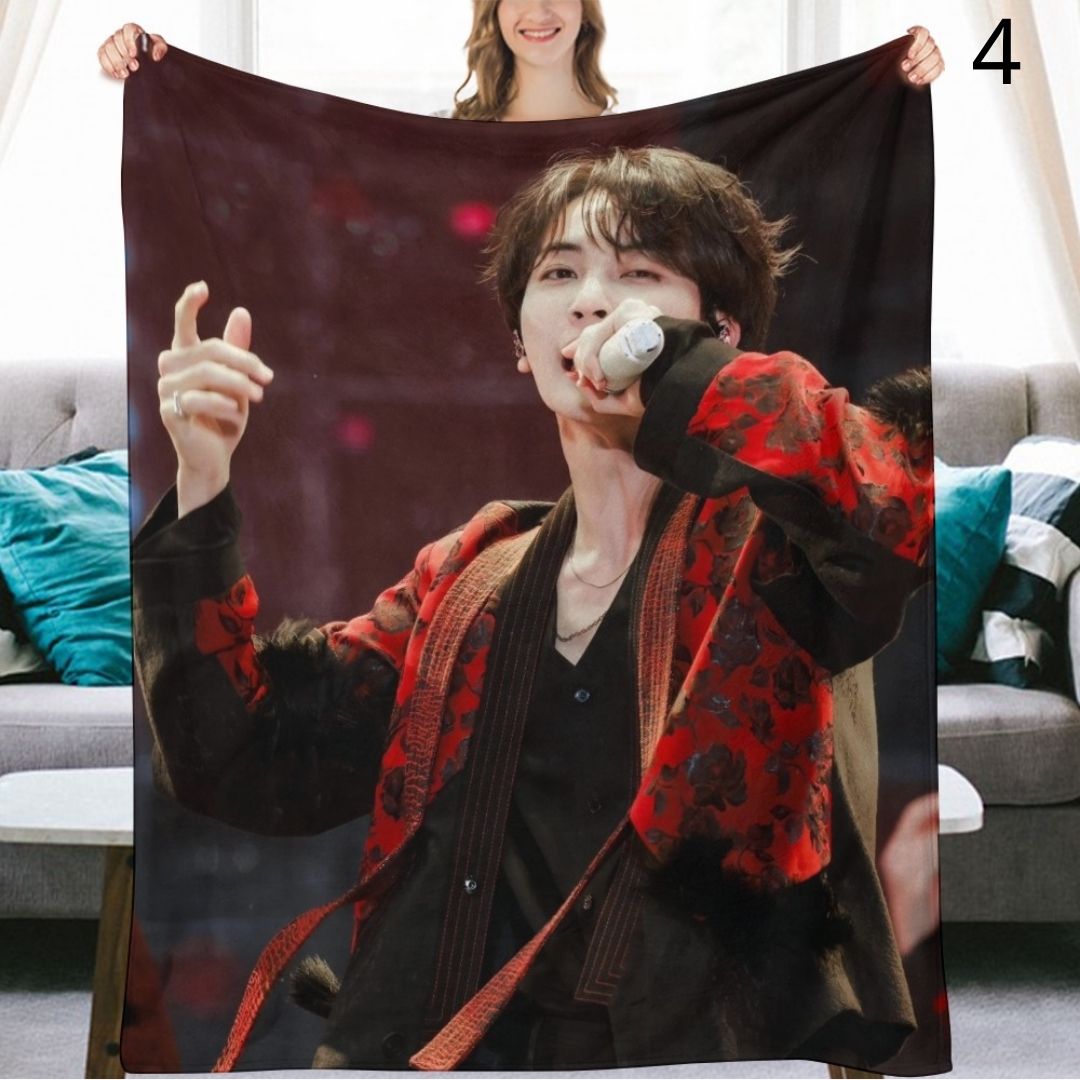 SEVENTEEN Jeonghan Blanket, Seventeen Flannel Throw Blanket, Gifts for Carat