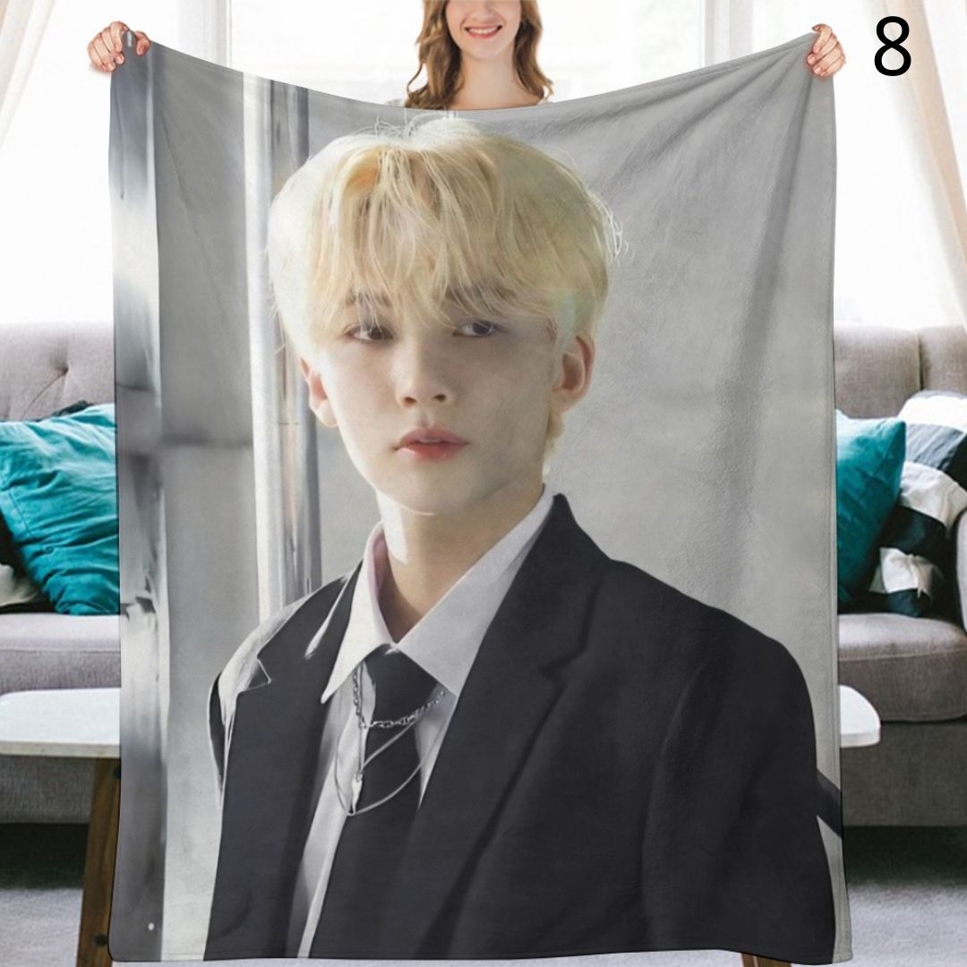 SEVENTEEN Jeonghan Blanket, Seventeen Flannel Throw Blanket, Gifts for Carat