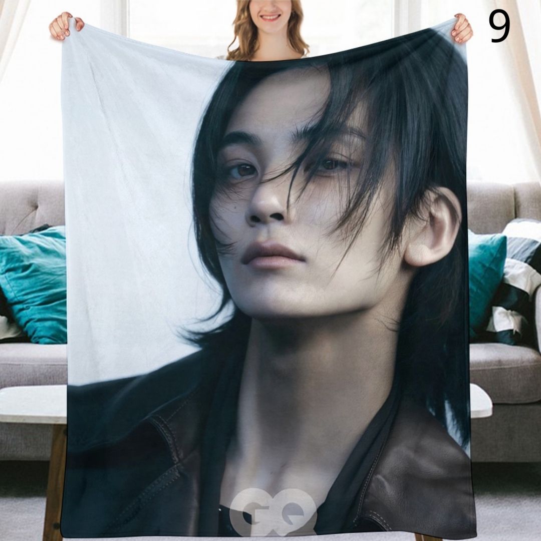 SEVENTEEN Jeonghan Blanket, Seventeen Flannel Throw Blanket, Gifts for Carat