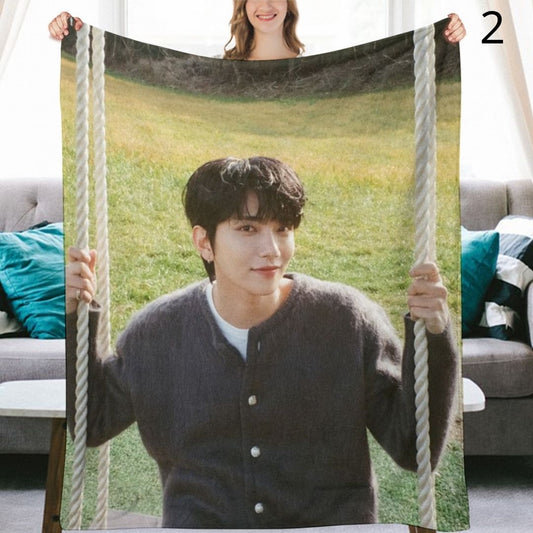 SEVENTEEN Joshua Blanket, Seventeen Flannel Throw Blanket, Gifts for Carat