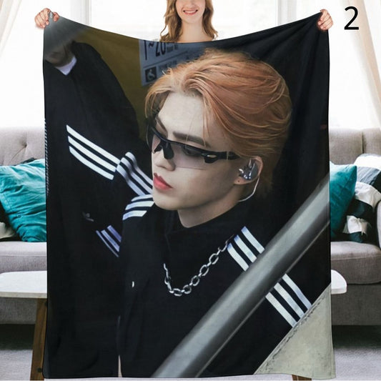 SEVENTEEN S.Coups Blanket, Seventeen Flannel Throw Blanket, Gifts for Carat