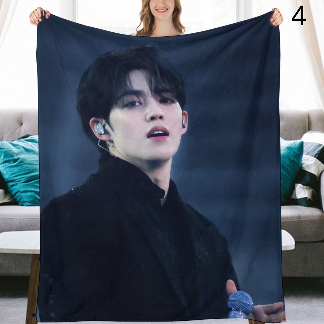 SEVENTEEN S.Coups Blanket, Seventeen Flannel Throw Blanket, Gifts for Carat