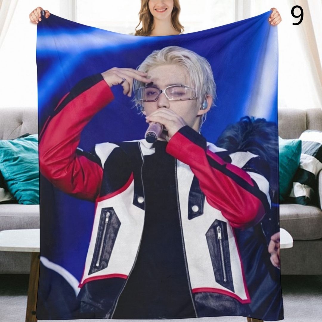 SEVENTEEN S.Coups Blanket, Seventeen Flannel Throw Blanket, Gifts for Carat