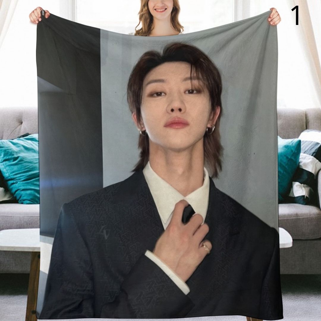 SEVENTEEN The8 Blanket, Seventeen Flannel Throw Blanket, Gifts for Carat