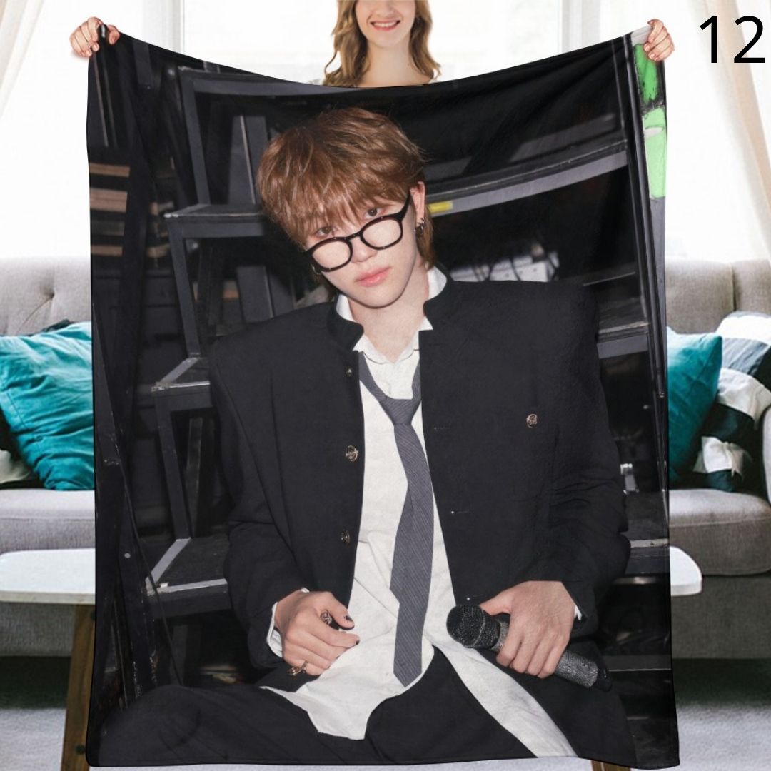 SEVENTEEN The8 Blanket, Seventeen Flannel Throw Blanket, Gifts for Carat