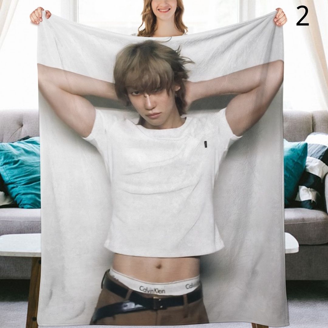 SEVENTEEN The8 Blanket, Seventeen Flannel Throw Blanket, Gifts for Carat