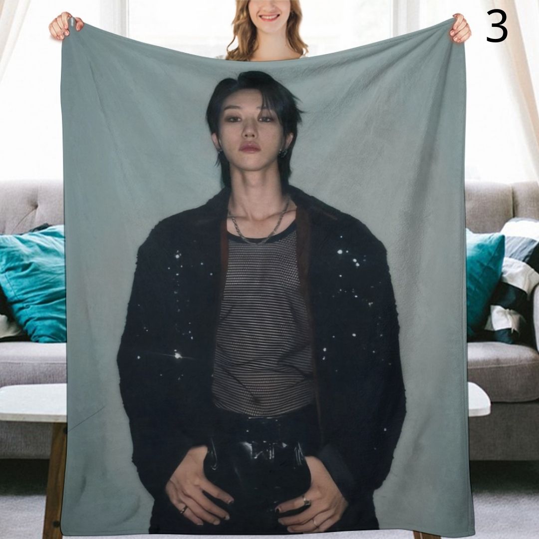 SEVENTEEN The8 Blanket, Seventeen Flannel Throw Blanket, Gifts for Carat
