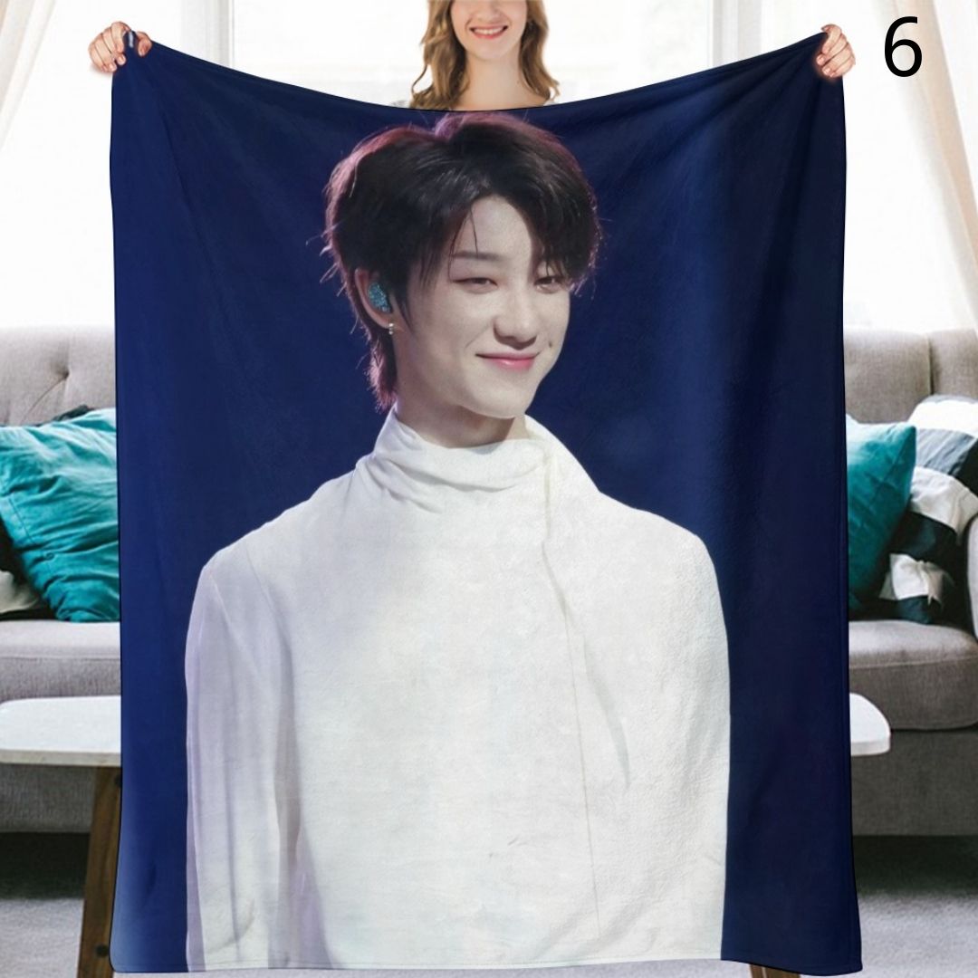 SEVENTEEN The8 Blanket, Seventeen Flannel Throw Blanket, Gifts for Carat