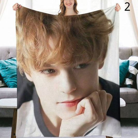 SEVENTEEN Vernon Blanket, Seventeen Flannel Throw Blanket, Gifts for Carat