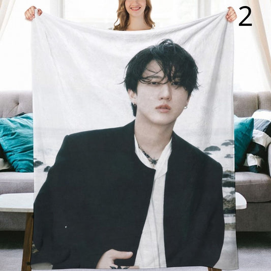 Stray Kids Changbin Blanket, SKZ Flannel Throw Blanket, Gifts for Stay