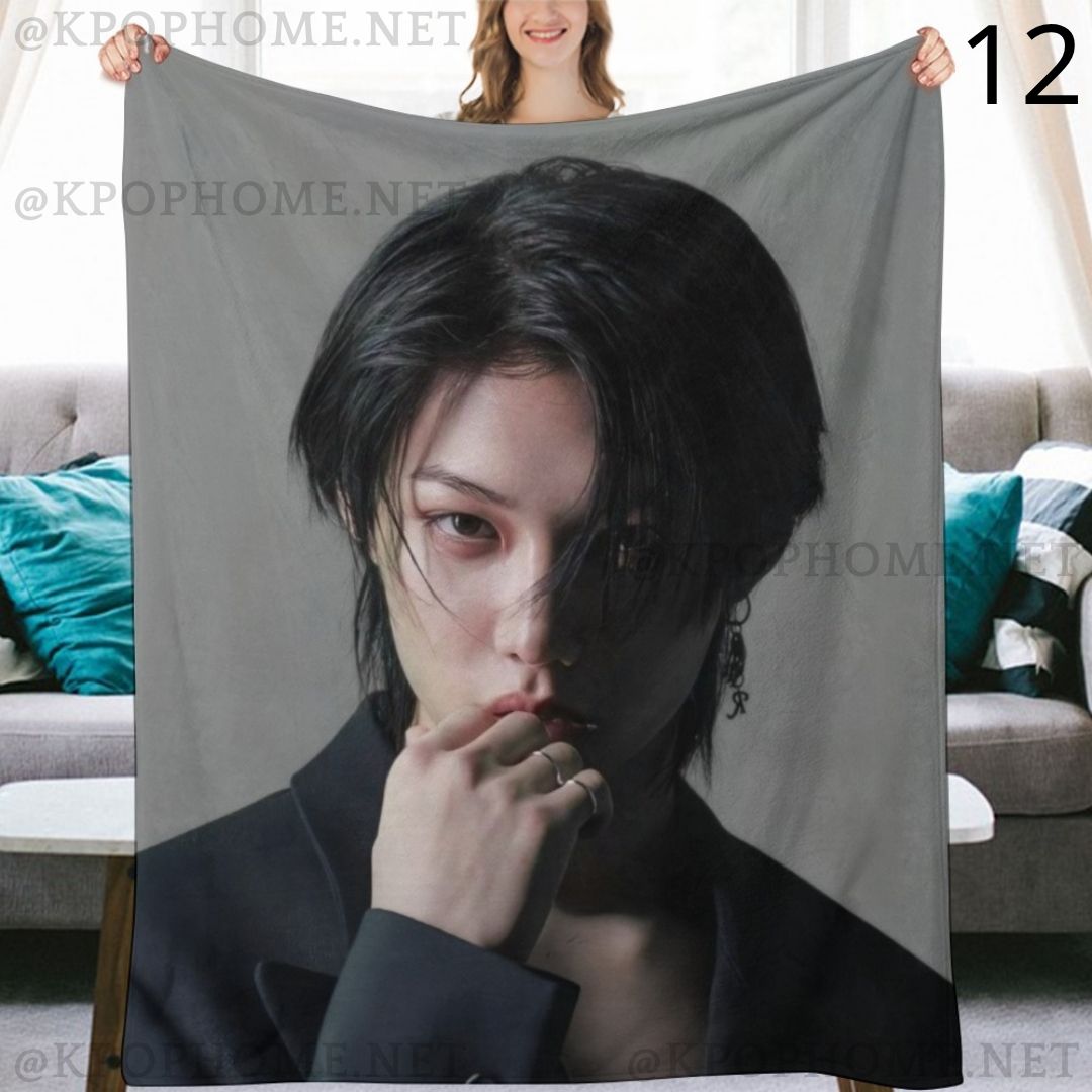 Stray Kids Felix Blanket, SKZ Flannel Throw Blanket, Gifts for Stay