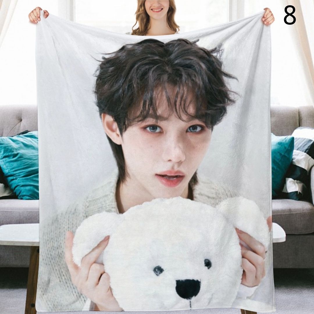 Stray Kids Felix Blanket, SKZ Flannel Throw Blanket, Gifts for Stay