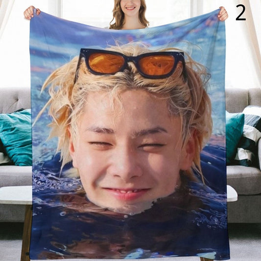 Stray Kids I.N Blanket, SKZ Flannel Throw Blanket, Gifts for Stay