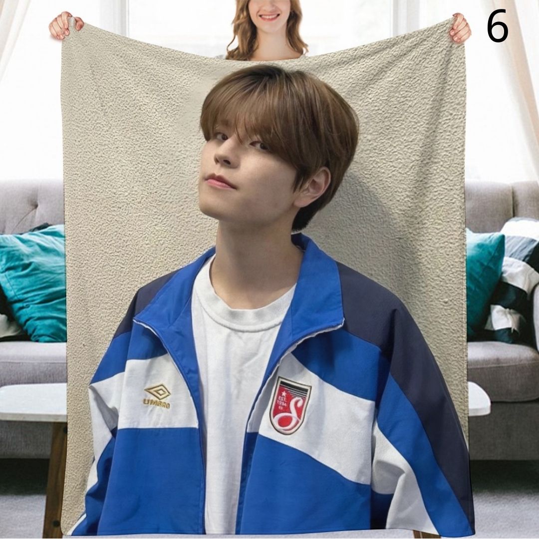 Stray Kids Seungmin Blanket, SKZ Flannel Throw Blanket, Gifts for Stay