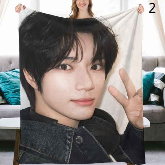 TOMORROW X TOGETHER Beomgyu Blanket, TXT Flannel Throw Blanket, Gifts for MOA