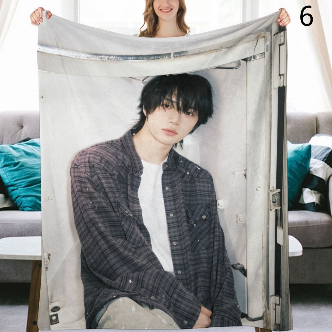 TOMORROW X TOGETHER Beomgyu Blanket, TXT Flannel Throw Blanket, Gifts for MOA