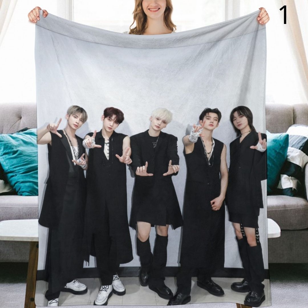 TOMORROW X TOGETHER Blanket, TXT Flannel Throw Blanket, Gifts for MOA