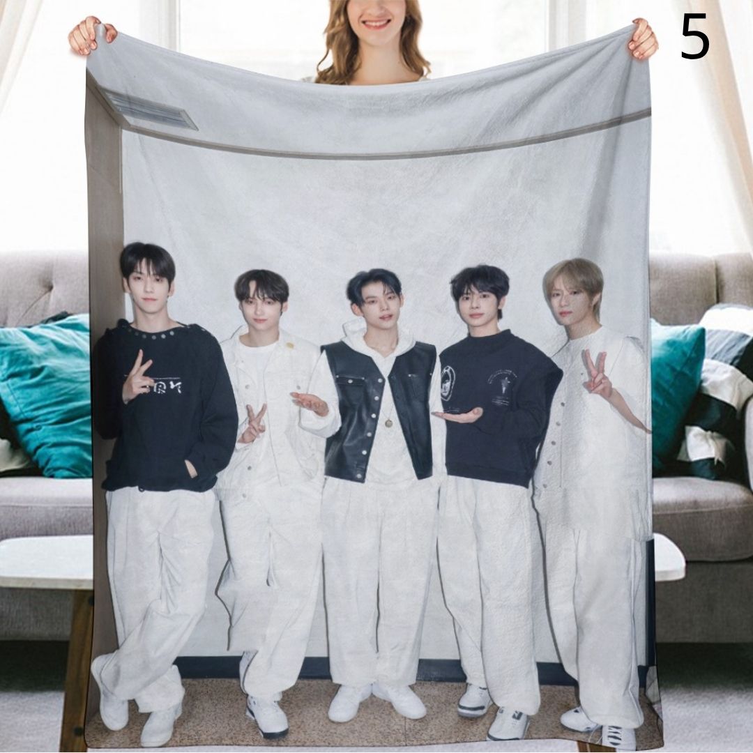 TOMORROW X TOGETHER Blanket, TXT Flannel Throw Blanket, Gifts for MOA