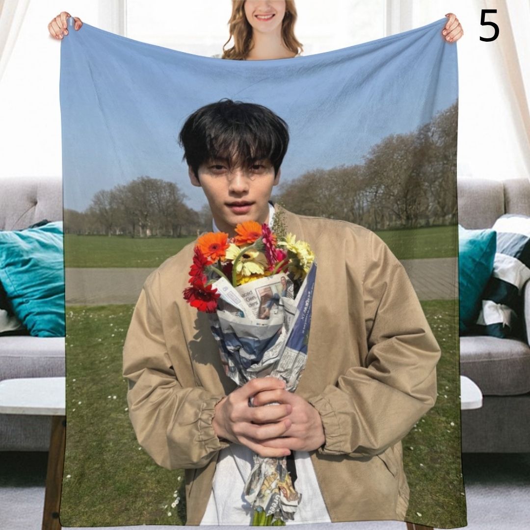 TOMORROW X TOGETHER Soobin Blanket, TXT Flannel Throw Blanket, Gifts for MOA