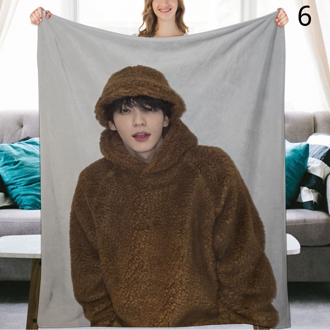 TOMORROW X TOGETHER Soobin Blanket, TXT Flannel Throw Blanket, Gifts for MOA