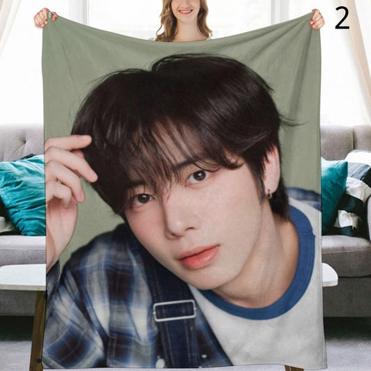 TOMORROW X TOGETHER Taehyun Blanket, TXT Flannel Throw Blanket, Gifts for MOA
